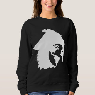 Sweatshirt ColliesWithoutBorders logo blanc