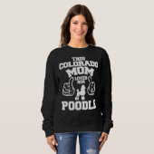 Sweatshirt Colorado Maman Poodle (Devant entier)