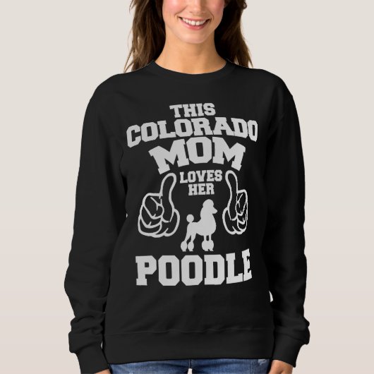 Sweatshirt Colorado Maman Poodle (Devant)
