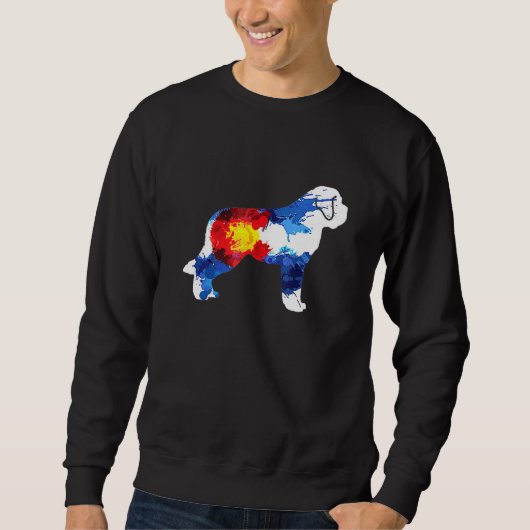 Sweatshirt Colorado Saint Bernard Dog - Rocheuse (Devant)