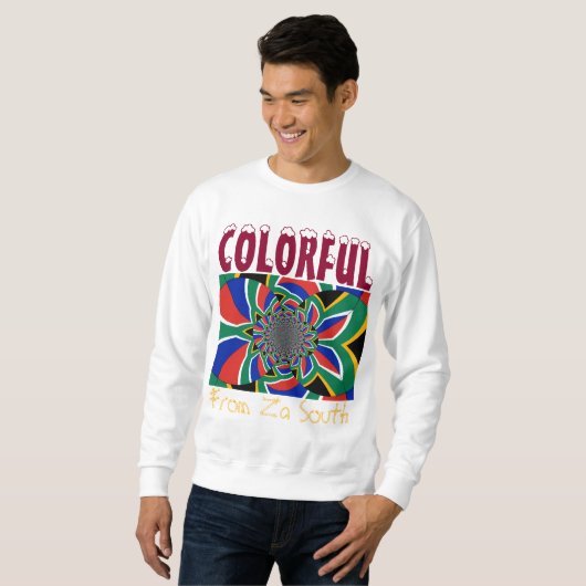 Sweatshirt Coloré Du Sud (Devant entier)
