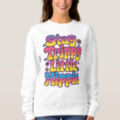 Sweatshirt Coloré Psychedélique Reste Hippie Dingo (Devant)