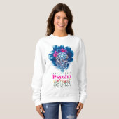 Sweatshirt coloré - "Sweet Sweet Psycho" (Devant entier)
