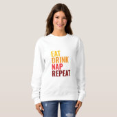 Sweatshirt coloré vibrant unique classique femmes (Devant entier)