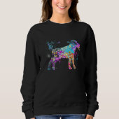 Sweatshirt Colorful Beagle Dog Beagle (Devant)