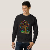 Sweatshirt Colorful Butterfly Tree (Devant entier)