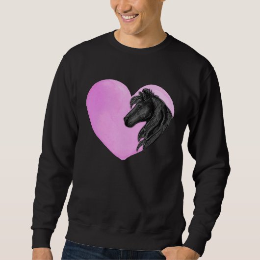 Sweatshirt Colorful Horse (Devant)