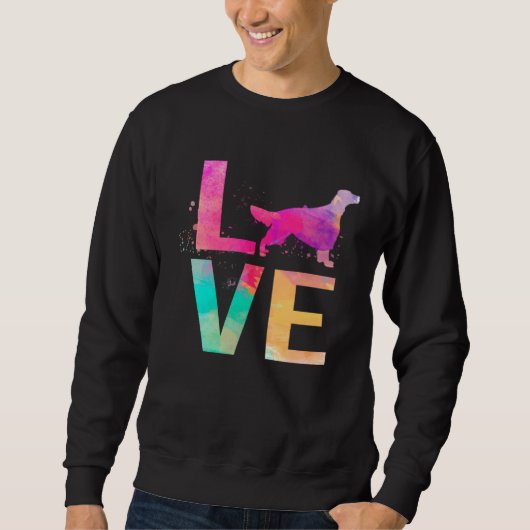 Sweatshirt Colorful Irish Setter Dog Mom  Irish Setter (Devant)