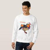 Sweatshirt Colorful mandarin duck (Devant entier)