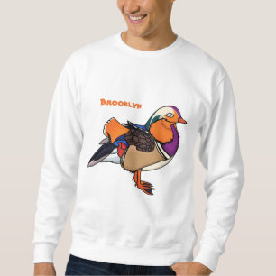 Sweatshirt Colorful mandarin duck
