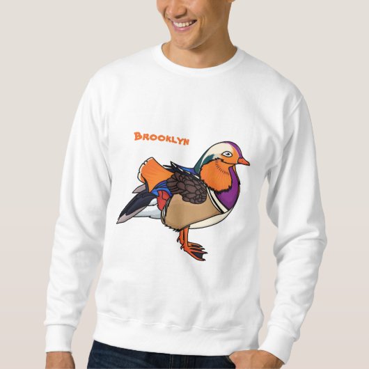 Sweatshirt Colorful mandarin duck (Devant)