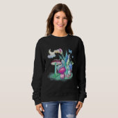 Sweatshirt Colorful Mycology Mushrooms caterpillar Mushroom c (Devant entier)