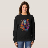 Sweatshirt Colorful Splash Arabian Horse (Devant entier)