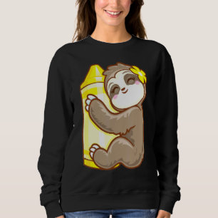 Sweatshirt Coloriage de rayonne jaune Filles fentes