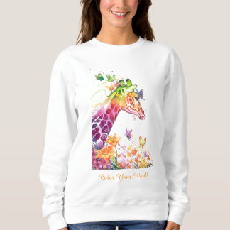 Sweatshirt Coloriez Votre Monde
