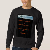 Sweatshirt Colour of Bugatti humorous version (Devant)