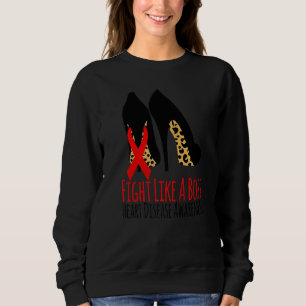 Sweatshirt Combattre comme un patron Cœur Maladie cardiaque S