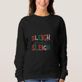 Sweatshirt Comfort Festive Sleigh Girl (Devant)