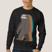 Sweatshirt Comic Sleepwalker Sloth Nap Sloth Lazy (Devant)