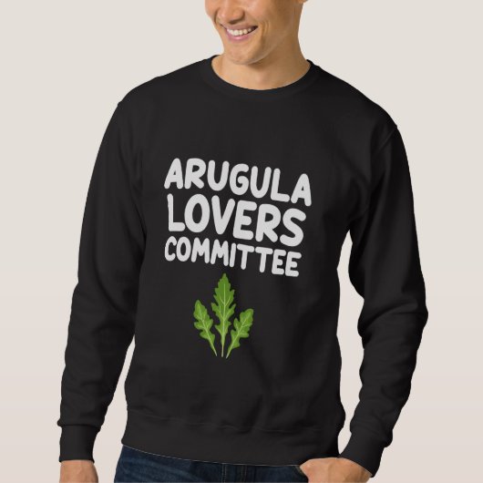 Sweatshirt Comité des amoureux d'Arugula Rocket Roquette Ruco (Devant)