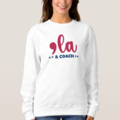 Sweatshirt Comma la & Coach-Kamala Harris Tim Walz Femmes (Devant)