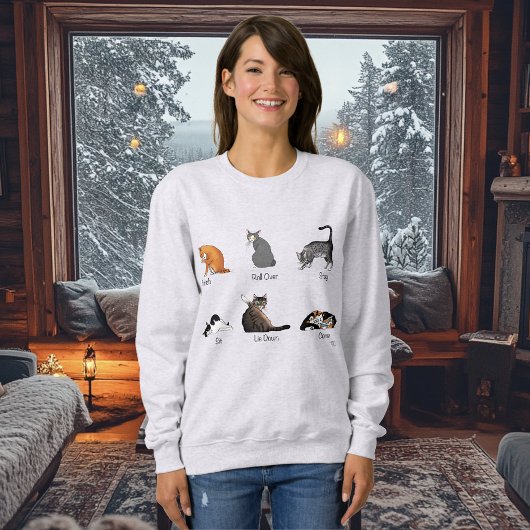Sweatshirt Commandes Cat