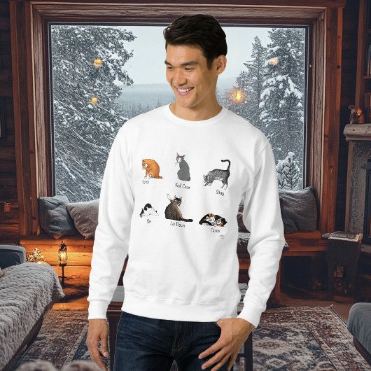 Sweatshirt Commandes Cat