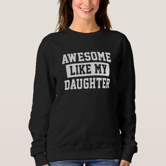 Sweatshirt Comme Ma Fille (Devant)