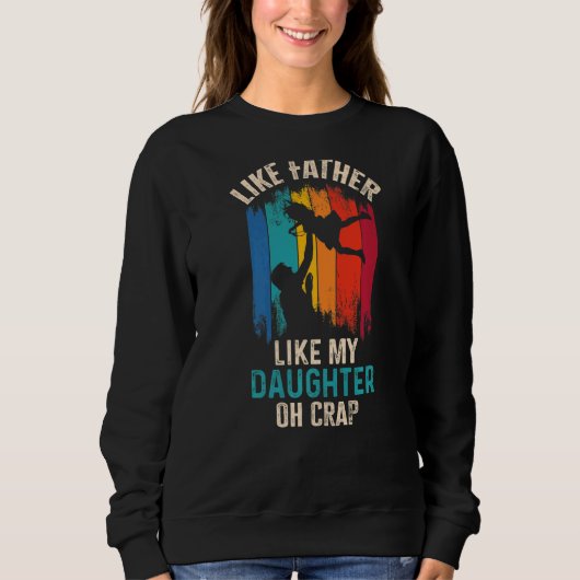 Sweatshirt Comme Père Comme Fille Oh Crap 7 (Devant)