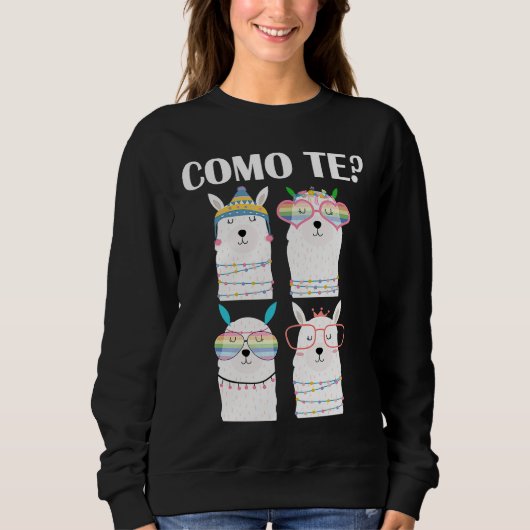 Sweatshirt Comme s'appelle Prof de Espagnol Rentrée des Class (Devant)