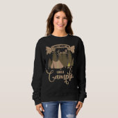 Sweatshirt Comme Un Camping Conception Graphique (Devant entier)