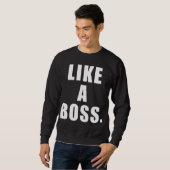 Sweatshirt Comme un patron (Devant entier)