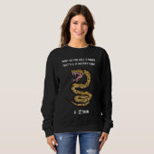 Sweatshirt Comment Appelez-Vous Un Serpent Thatu2019s 3 14 Mè (Devant entier)