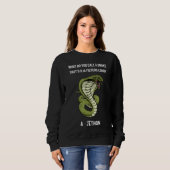 Sweatshirt Comment Appelez-Vous Un Serpent Thatu2019s 3 14 Mè (Devant entier)