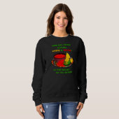 Sweatshirt Comment arrêter de manger des chips et de la salsa (Devant entier)