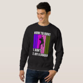 Sweatshirt Comment Bunt 1 Dont 2 Frapper Un Dinger Maman Papa (Devant entier)