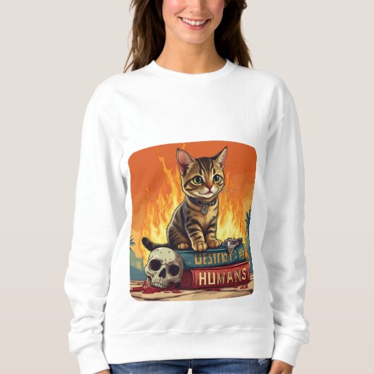 Sweatshirt Comment détruire les humains (Devant)