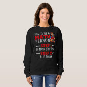 Sweatshirt Comment être une personne mathématique professeur (Devant entier)
