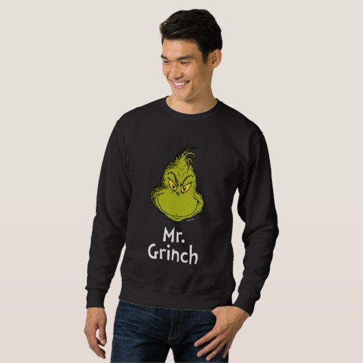 Sweatshirt Comment le pouce a volé Noël | M. Grinch (Devant entier)