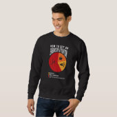 Sweatshirt Comment Obtenir Un Ingénieur Ingénieur D'Attention (Devant entier)