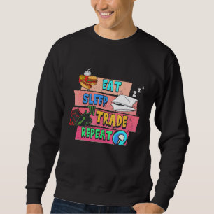 Sweatshirt Commerce de repos Répéter le marché Stock Investir