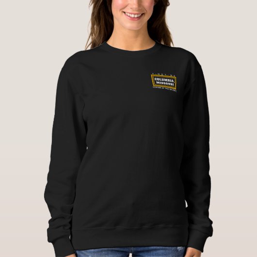 Sweatshirt COMOCOU COLUMBIA, MISSOURI (COU) lc-b (Devant)