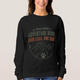 Sweatshirt Compagne d'aventure Maman Chien Quatre Pattes Un C