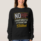 Sweatshirt Comparative Literature Major Studen Graduation (Devant)