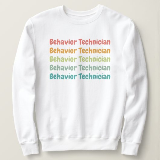 Sweatshirt Comportement Technicien RBT Comportement Technique (Design devant)
