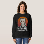 Sweatshirt Compost Cats And Composting Expert Composter Worms (Devant entier)