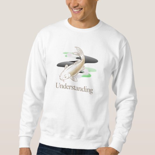 Sweatshirt Compréhension du design de carpes pour une réflexi (Devant)
