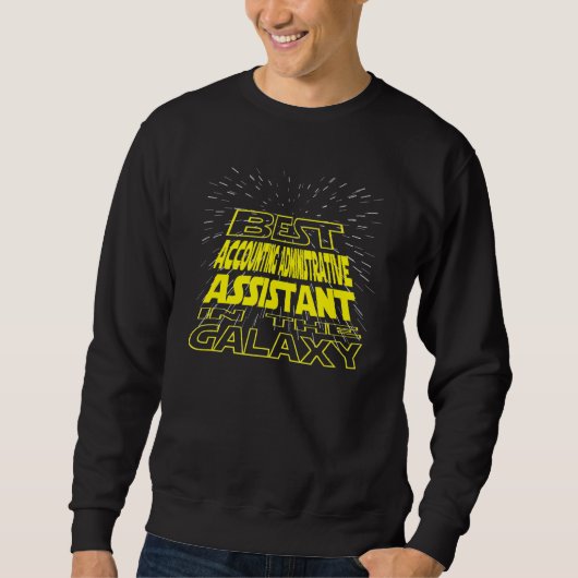 Sweatshirt Comptabilité Assistant administratif Cool Galaxy J (Devant)
