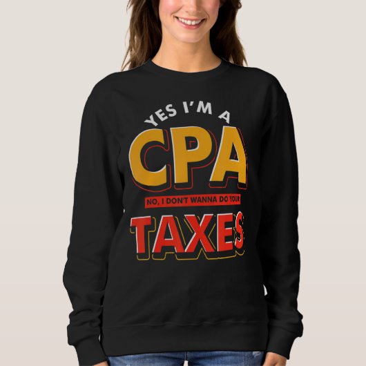 Sweatshirt Comptabilité comptable publique certifiée des impô (Devant)
