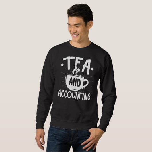 Sweatshirt Comptable Comptable En Taxe De Thé Et Comptable Co (Devant entier)